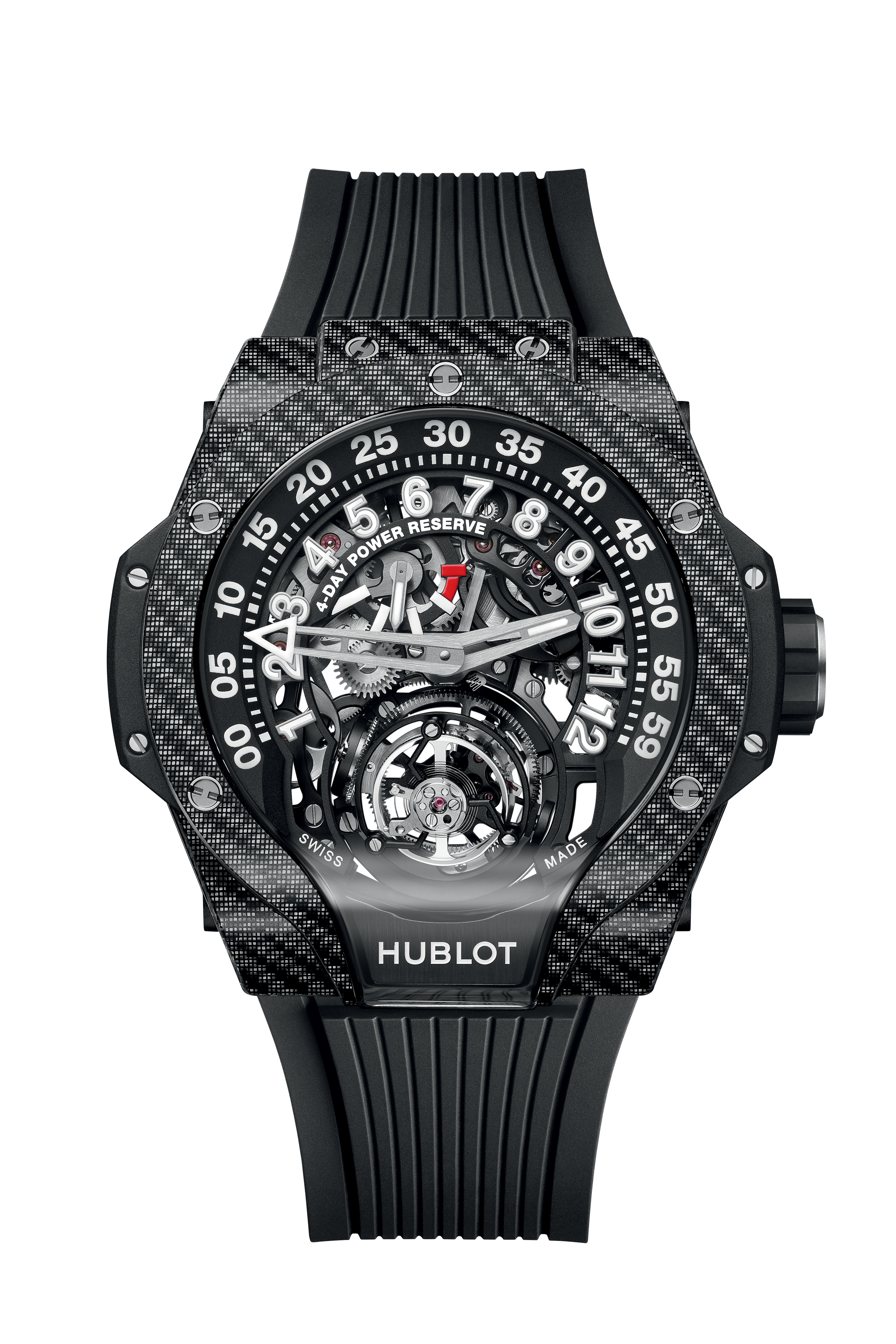 MP 13 Tourbillon Bi Axis Retrograde Black Carbon 44 mm Hublot