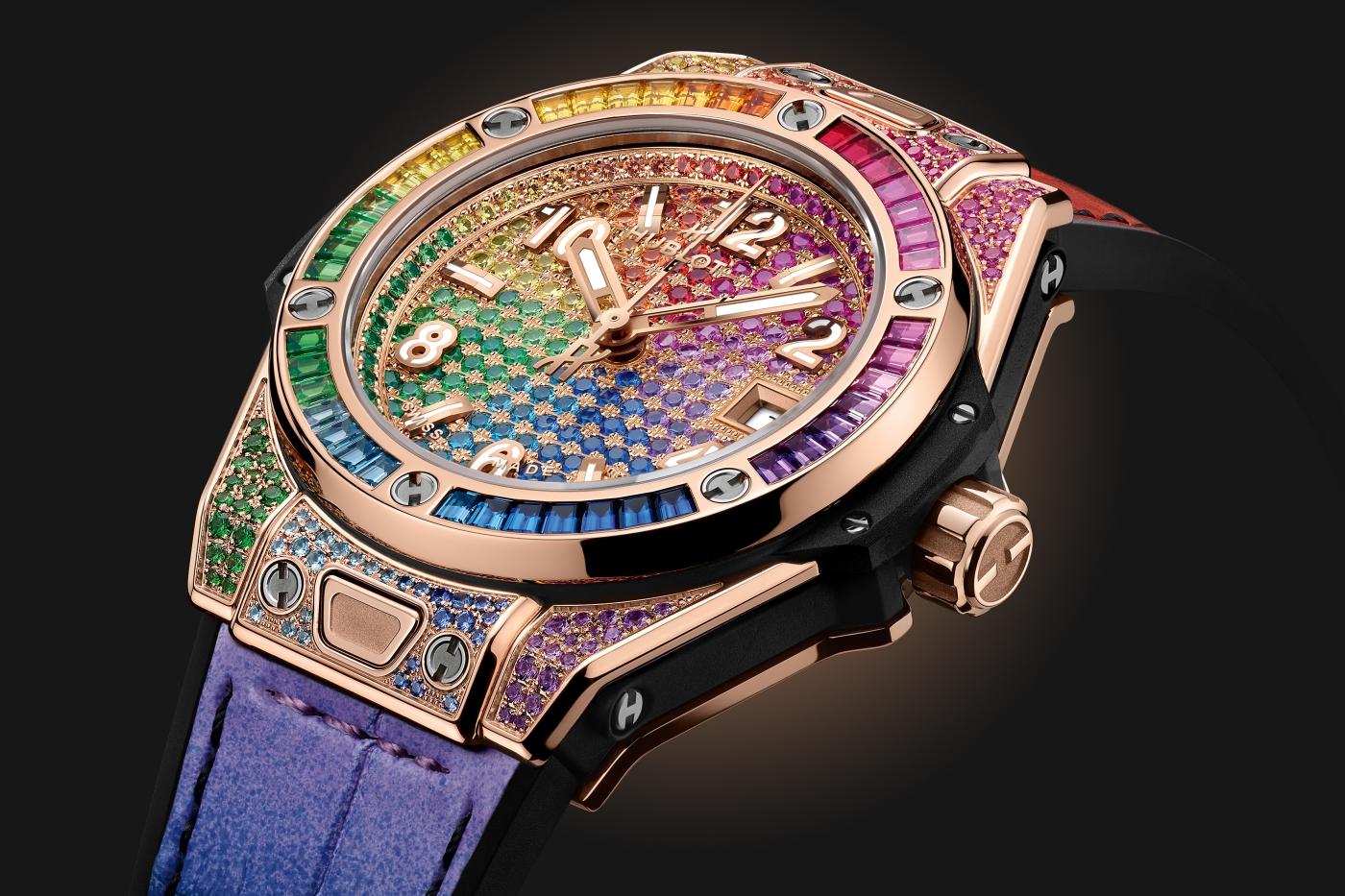 Big Bang One Click King Gold Rainbow 33 mm | Hublot TR