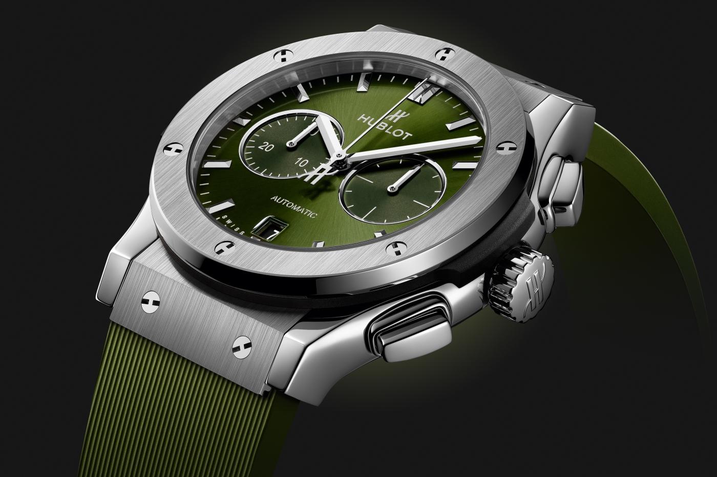 Hublot classic discount fusion titanium green