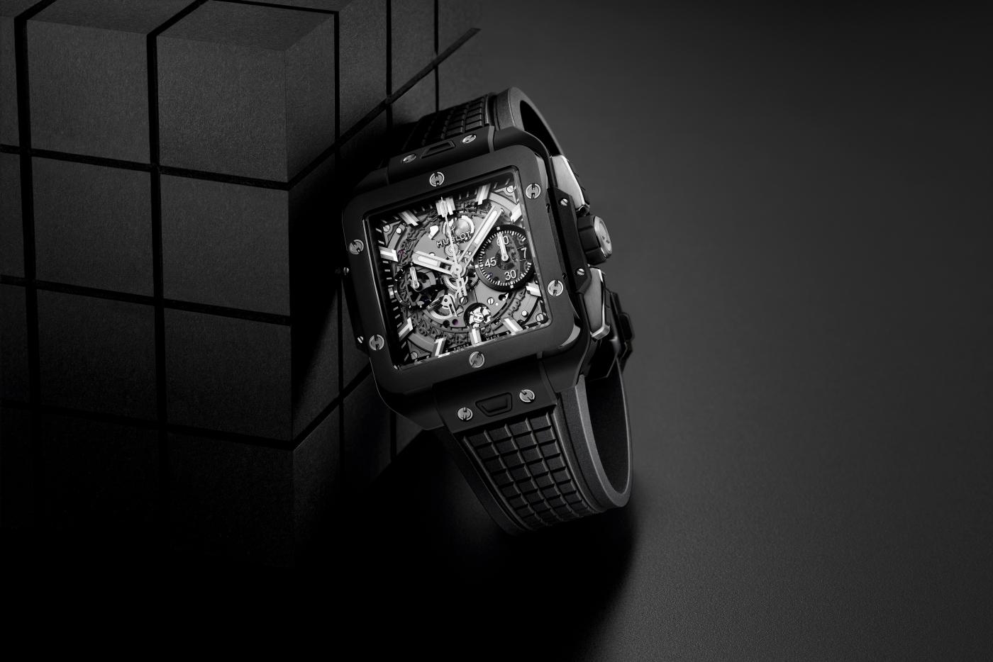 HUBLOT SQUARE BANG UNICO THREE NEW EDITIONS INTRODUCED AT WATCHES WONDERS Hublot