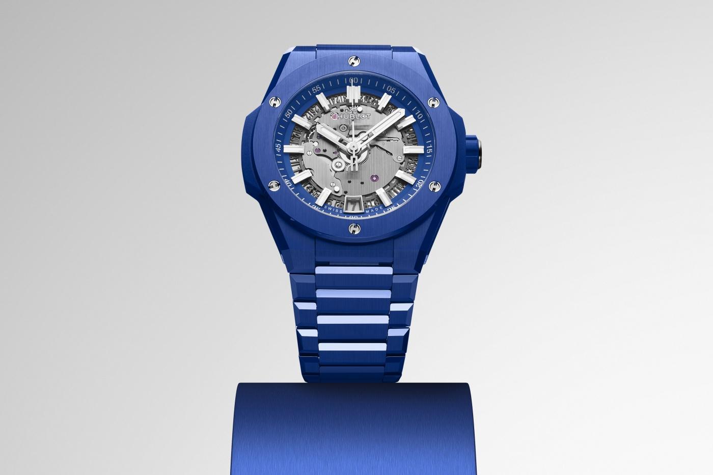 Big Bang Integrated Time Only Blue Indigo Ceramic 40 mm Hublot