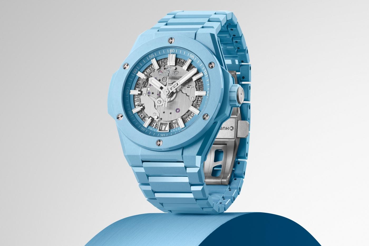 Big Bang Integrated Time Only Sky Blue Ceramic 40 mm | Hublot