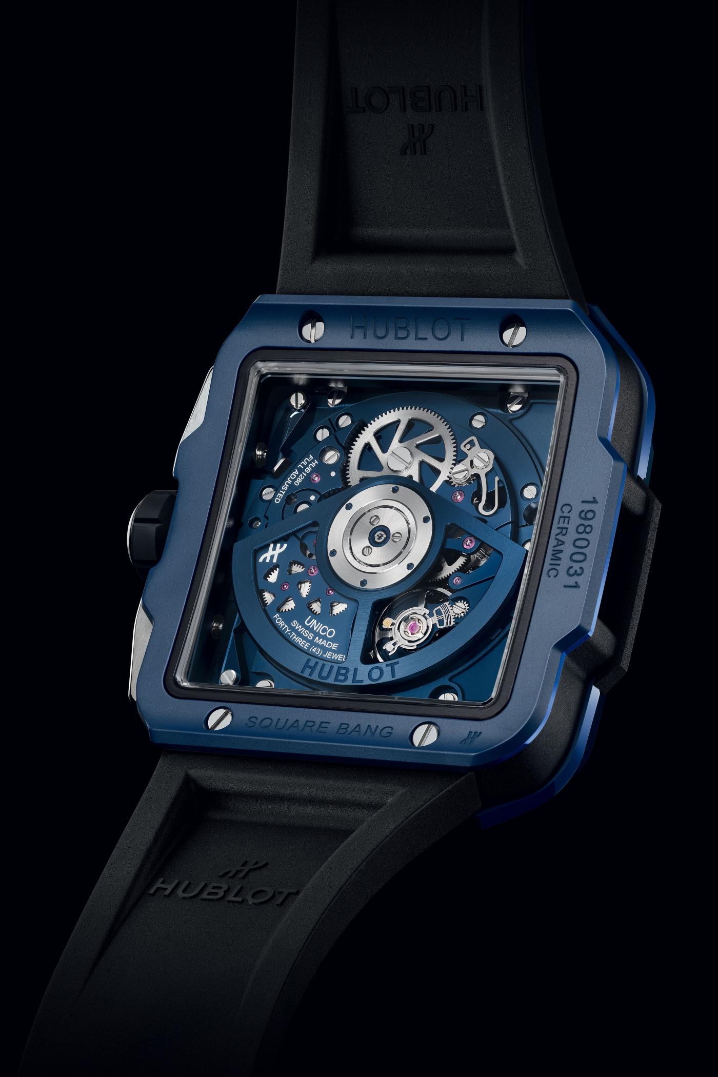 Square Bang Unico Blue Ceramic 42 mm | Hublot US