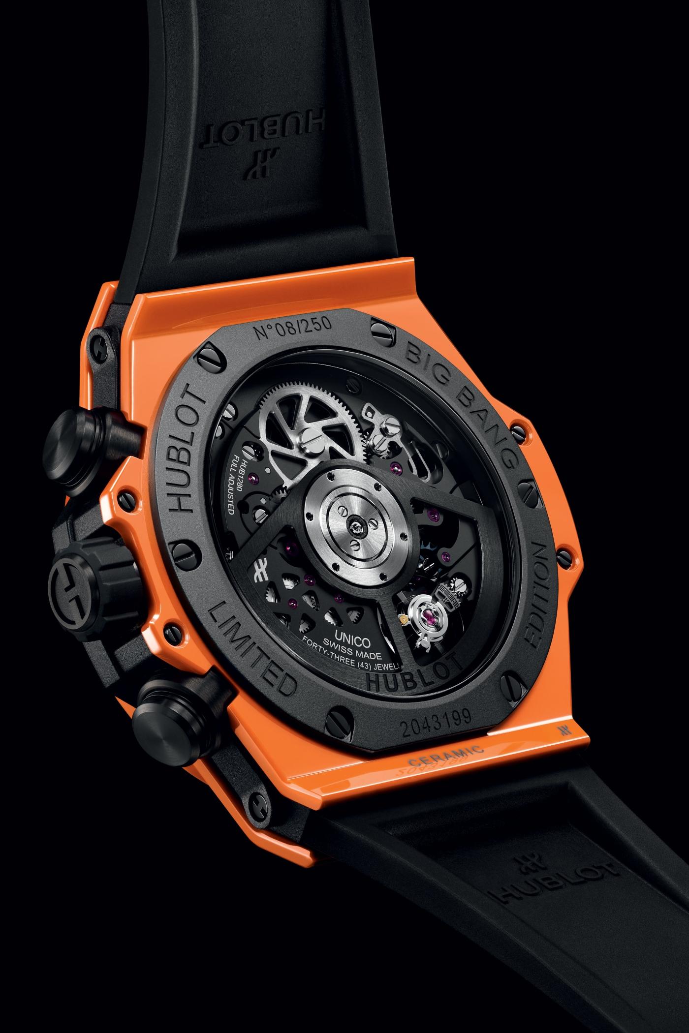 Orange hublot hotsell