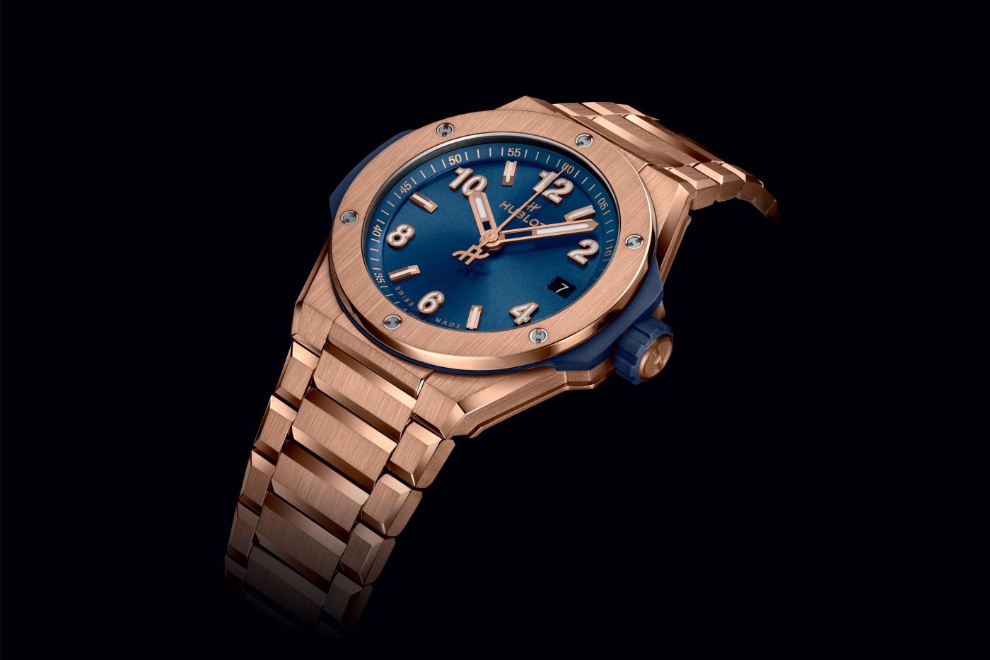 Big Bang Integrated Time Only King Gold Blue 38 mm | Hublot