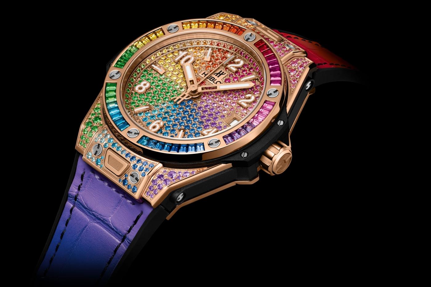 Big Bang One Click Rainbow King Gold 39 mm | Hublot US