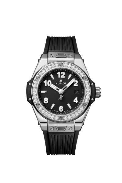 Big Bang One Click Steel Pavé Diamonds Dial 33 mm | Hublot JP